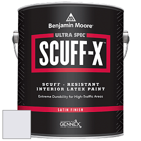 Benjamin Moore 486 Ultra Spec SCUFF-X Interior Satin Finish краска цвет 2069-70 Polar White