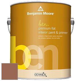 Benjamin Moore Ben W625 Premium Interior Latex Flat краска цвет 1210 Ten Gallon Hat