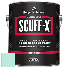 Benjamin Moore 486 Ultra Spec SCUFF-X Interior Satin Finish краска цвет 653 Seagrove