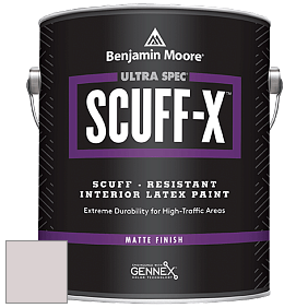 Benjamin Moore 484 Ultra Spec SCUFF-X Interior Matte Finish краска цвет 2114-60 Hint of Violet