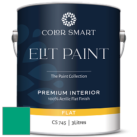 COLOR SMART CS 745 ELIT PAINT глубокоматовая моющаяся краска цвет NCS S 2060-B90G 
