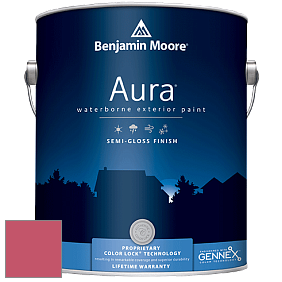 Benjamin Moore Aura 632 Waterborne Exterior Semi-Gloss Finish краска цвет 2087-30 Italiano Rose