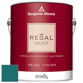 Benjamin Moore 550 Regal Select Waterborne Interior Pearl Finish краска цвет 2056-20 Jade Garden