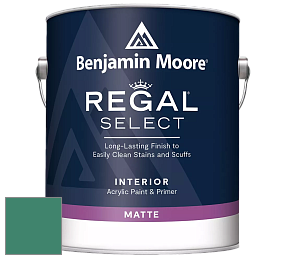 Benjamin Moore 548 IRegal Select Interior Paint - Matte краска цвет 609 Lucky Shamrock