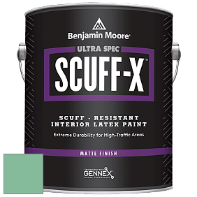 Benjamin Moore 484 Ultra Spec SCUFF-X Interior Matte Finish краска цвет 586 Northern Lights
