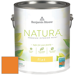 Benjamin Moore 512 Natura Interior Flat Finish матовая краска цвет 2017-10 Orange Juice
