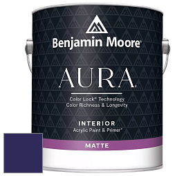 Benjamin Moore Aura 522 Interior Paint - Matte краска цвет RAL 5022 