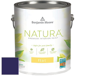 Benjamin Moore 512 Natura Interior Flat Finish матовая краска цвет RAL 5022 