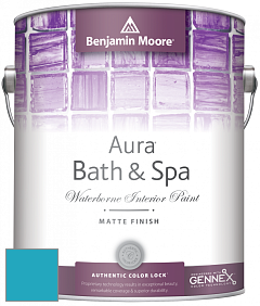 Benjamin Moore Aura 532 Bath & Spa Waterborne Interior Paint Matte Finish краска цвет 769 Dream I Can Fly