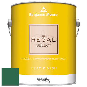 Benjamin Moore 547 Regal Select Waterborne Interior Flat Finish краска цвет 2042-10 True Green