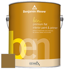 Benjamin Moore Ben W625 Premium Interior Latex Flat краска цвет 2153-10 Golden Bark