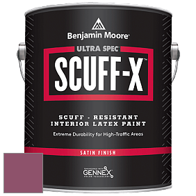 Benjamin Moore 486 Ultra Spec SCUFF-X Interior Satin Finish краска цвет 2083-30 Old Claret