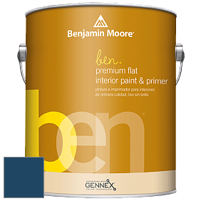 Benjamin Moore Ben W625 Premium Interior Latex Flat краска цвет RAL 5001 