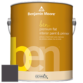 Benjamin Moore Ben W625 Premium Interior Latex Flat краска цвет 2070-10 Tulsa Twilight