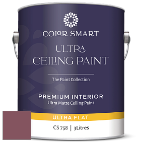 COLOR SMART CS 758 ULTRA CEILING PAINT ультраматовая краска цвет 2082-30 Cherokee Brick