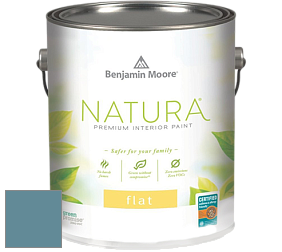 Benjamin Moore 512 Natura Interior Flat Finish матовая краска цвет 1658 Lakeside Cabin