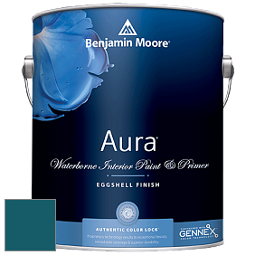 Benjamin Moore Aura 524 Waterborne Interior Eggshell Finish краска цвет NCS S 5540-B10G 