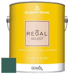 Benjamin Moore 547 Regal Select Waterborne Interior Flat Finish краска цвет 2052-20 Marine Aqua