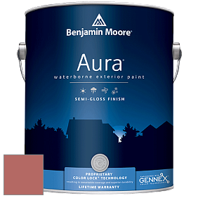 Benjamin Moore Aura 632 Waterborne Exterior Semi-Gloss Finish краска цвет 2089-30 Pink Mix