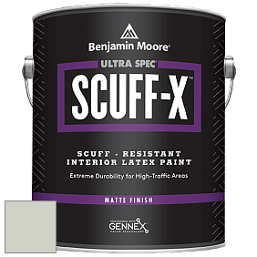 Benjamin Moore 484 Ultra Spec SCUFF-X Interior Matte Finish краска цвет 1569 Night Mist
