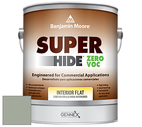 Benjamin Moore 355 Super Hide Zero Voc Interior Flat краска цвет AF-470 