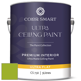 COLOR SMART CS 758 ULTRA CEILING PAINT ультраматовая краска цвет NCS S 1075-G40Y 