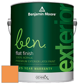Benjamin Moore Ben 541 Waterborne Exterior Flat Finish краска цвет 147 Fruity Cocktail