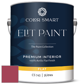 COLOR SMART CS 745 ELIT PAINT глубокоматовая моющаяся краска цвет 1343 Fuchsine
