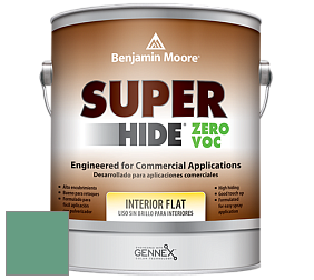 Benjamin Moore 355 Super Hide Zero Voc Interior Flat краска цвет 622 Alpine Trail