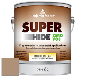 Benjamin Moore 355 Super Hide Zero Voc Interior Flat краска цвет AF-125 