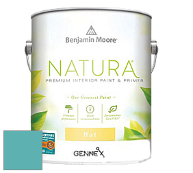 Benjamin Moore 514 Natura Interior Semi-Gloss Finish краска цвет NCS S 2040-B40G 