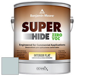Benjamin Moore 355 Super Hide Zero Voc Interior Flat краска цвет 1633 Brittany Blue