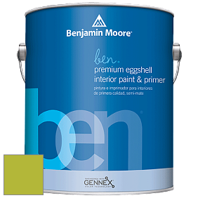 Benjamin Moore Ben W626 Premium Interior Latex Eggshell краска цвет NCS S 1070-G50Y 