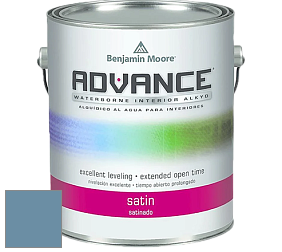 Benjamin Moore 792 Advance Interior Paint-Satin эмаль цвет 839 Old Blue Jeans
