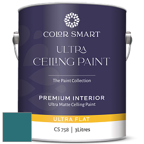 COLOR SMART CS 758 ULTRA CEILING PAINT ультраматовая краска цвет 756 Varsity Blues