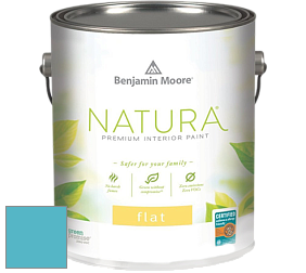 Benjamin Moore 512 Natura Interior Flat Finish матовая краска цвет 768 Atlantis Blue