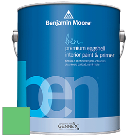 Benjamin Moore Ben W626 Premium Interior Latex Eggshell краска цвет NCS S 0565-G10Y 