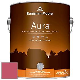 Benjamin Moore Aura 634 Waterborne Exterior Low Lustre Finish краска цвет 2087-30 Italiano Rose