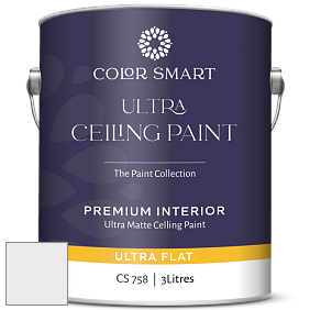 COLOR SMART CS 758 ULTRA CEILING PAINT ультраматовая краска цвет NCS S 0502-R50B 