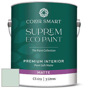 COLOR SMART CS 619 SUPREM ECO PAINT матовая краска цвет NCS S 1010-G 