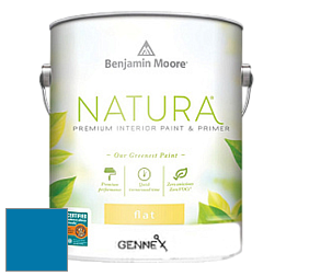 Benjamin Moore 514 Natura Interior Semi-Gloss Finish краска цвет 791 Paddington Blue