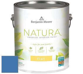 Benjamin Moore 512 Natura Interior Flat Finish матовая краска цвет NCS S 3050-R80B 