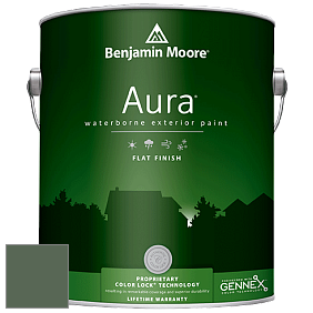 Benjamin Moore Aura 629 Waterborne Exterior Flat Finish краска цвет 630 Martha's Vineyard