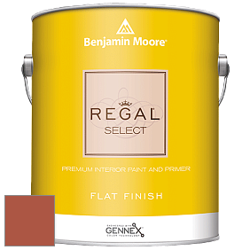 Benjamin Moore 547 Regal Select Waterborne Interior Flat Finish краска цвет 077 Fiery Opal