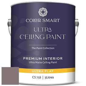 COLOR SMART CS 758 ULTRA CEILING PAINT ультраматовая краска цвет 2113-40 Cinnamon Slate