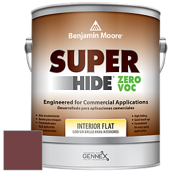 Benjamin Moore 355 Super Hide Zero Voc Interior Flat краска цвет AF-300 