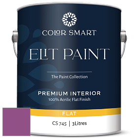 COLOR SMART CS 745 ELIT PAINT глубокоматовая моющаяся краска цвет 2074-30 Twilight Magenta