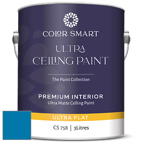 COLOR SMART CS 758 ULTRA CEILING PAINT ультраматовая краска цвет 791 Paddington Blue