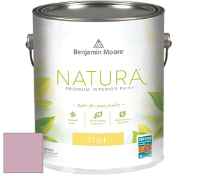 Benjamin Moore 512 Natura Interior Flat Finish матовая краска цвет 2082-50 Damask Rose