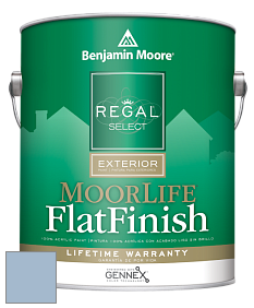 Benjamin Moore W105 Regal Select Exterior Paint-MoorLife Flat Finish краска цвет 829 Sunrise